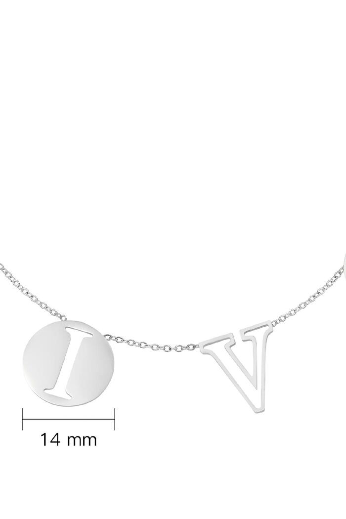 Ketting Letters Diva Zilver Stainless Steel Afbeelding2
